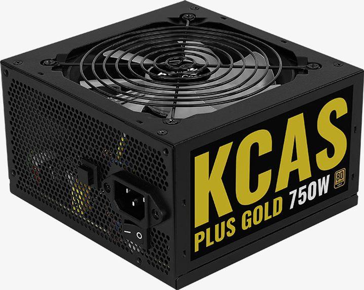Блок живлення AeroCool KCAS Plus Gold 750W (AEROPGSKCAS+RGB750-G) - изображение 2