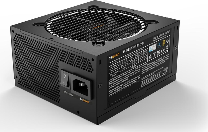Блок живлення be quiet! Pure Power 12 M 1000W (BN345) - изображение 2
