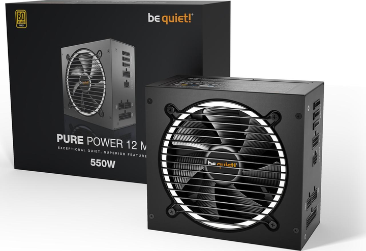 Блок живлення be quiet! Pure Power 12 M 550W (BN341) - изображение 3