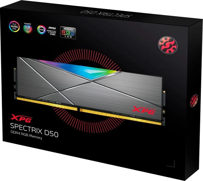 Пам'ять Adata XPG Spectrix D50 DDR4 16 GB 3200MHz CL16