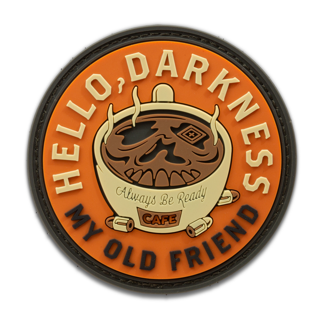 Нашивка 5.11 Tactical Hello Darkness Patch Orange - зображення 1