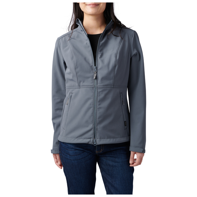 Куртка жіноча тактична 5.11 Women's Leone Softshell Jacket M Turbulence - зображення 1