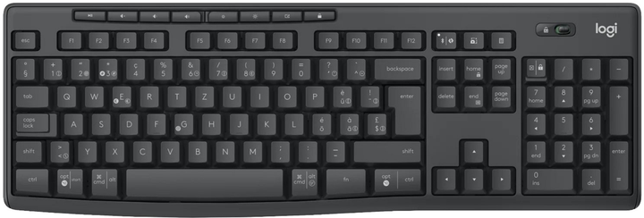 Комплект бездротовий Logitech MK370 Combo for Business Wireless Graphite (920-012067) - зображення 4