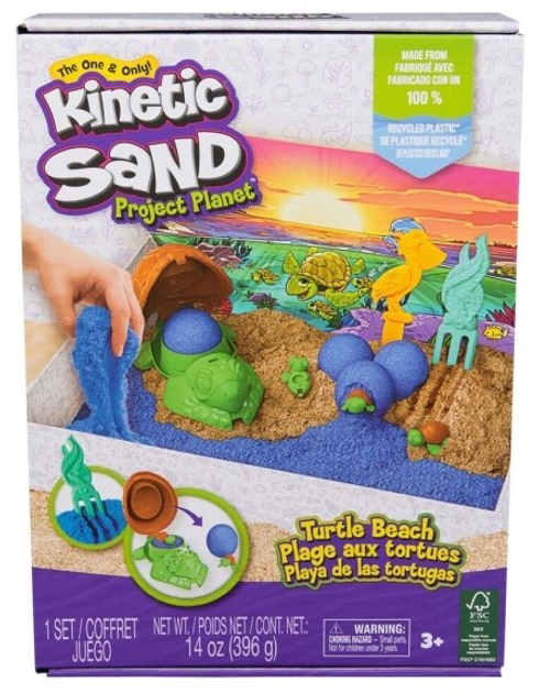 Кінетичний пісок Kinetic Sand Пляж черепашок 396 г (0681147012790) - зображення 1