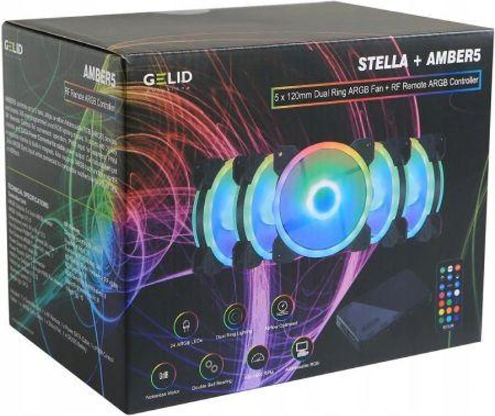 Вентилятор Gelid Stella ARGB (RFRGBMP01) - изображение 1