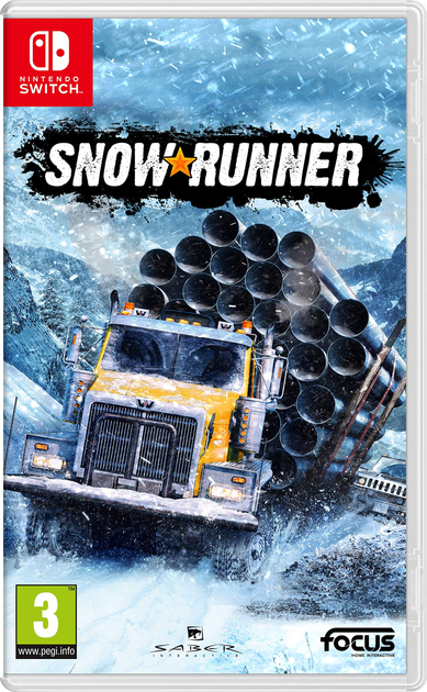 Gra Nintendo Switch SnowRunner (Kartridż) (3512899123564) - obraz 1