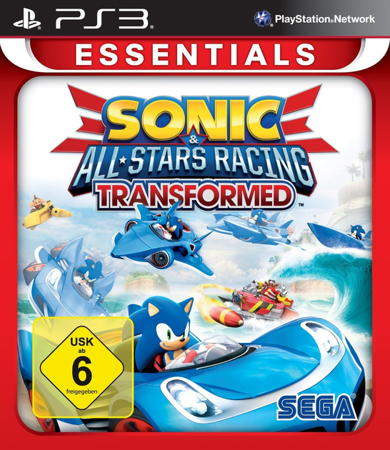 Gra PS3 Sonic All-Star Racing: Transformed Essentials (Blu-ray) (5055277023257) - obraz 1