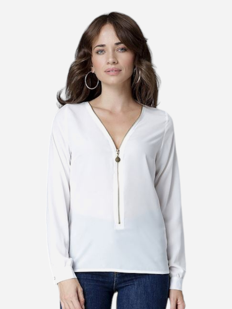 Блузка жіноча Lenitif L023 L Біла (5902194363037) - зображення 1