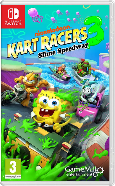 Гра Nintendo Switch Nickelodeon Kart Racers 3: Slime Speedway (Картридж) (5060968300104) - зображення 1