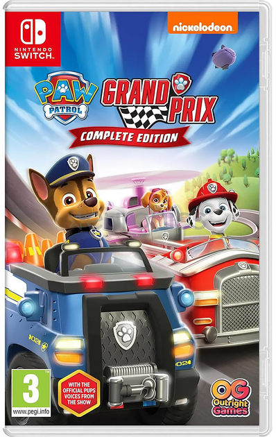 Гра Nintendo Switch Paw Patrol: Grand Prix Complete Edition (Картридж) (5061005352100) - зображення 1