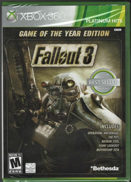 Гра Xbox 360 Fallout 3 Game of the Year Edition (Blu-ray диск) (0093155129672) - зображення 1