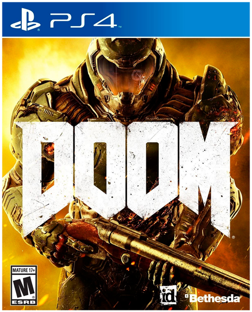 Gra PS4 Doom PlayStation Hits (Blu-ray) (0093155170285) - obraz 1
