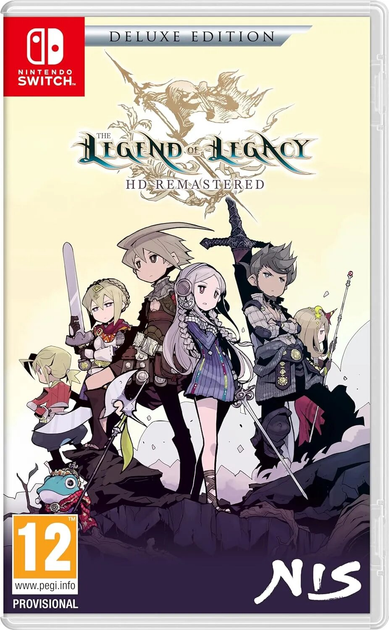 Гра Nintendo Switch The Legend of Legacy HD Remastered Deluxe Edition (Картридж) (0810100863388) - зображення 1