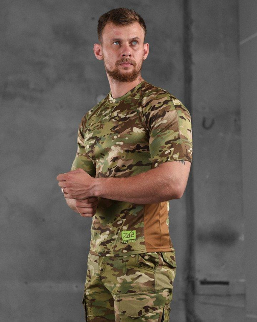 Тактическая мужская потоотводящая футболка 7.62 Tactical 3XL мультикам (87551) - изображение 2