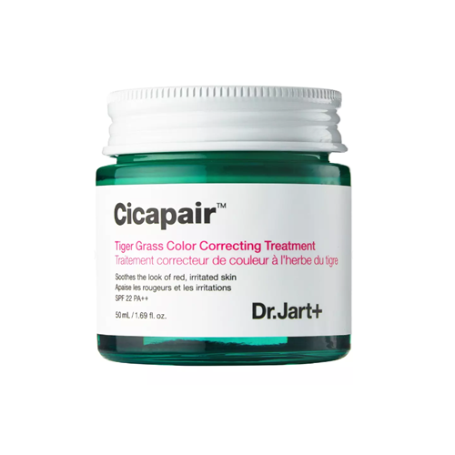Крем для обличчя Dr. Jart+ Cicapair Tiger Grass Color Correcting Treatment SPF 22 Коригуючий заспокійливий, 50 мл - Фото 1 Крем для обличчя Dr. Jart+ Cicapair Tiger Grass Color Correcting Treatment SPF 22 Коригуючий заспокійливий, 50 мл - изображение 1