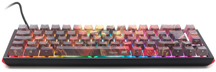 Клавіатура дротова Ducky x DOOM One 3 SF Cherry MX Speed Silver Black (100355245) - зображення 2
