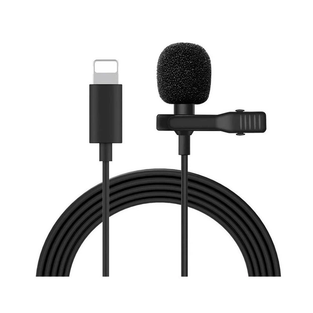 Петличный микрофон Mcoplus LVD200 (Lightning, кабель 1.5 метра) - Фото 1 Петличный микрофон Mcoplus LVD200 (Lightning, кабель 1.5 метра) - изображение 1