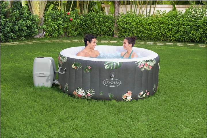 Надувний басейн Bestway Lay-Z-Spa Aruba AirJet 170 х 66 см (6941607305041) - зображення 5
