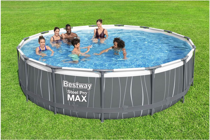 Каркасний басейн Bestway Steel Pro 457 x 107 cм (6941607353417) - зображення 10