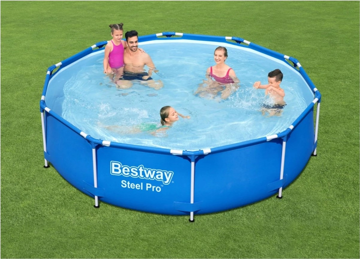 Basen stelażowy Bestway Steel Pro 305 x 76 cm 56677 (6942138972405) - obraz 3