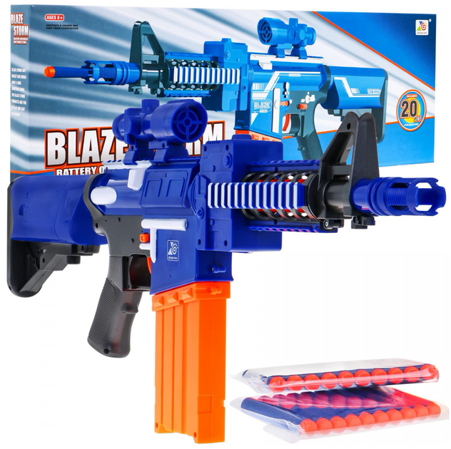 Гвинтівка Blaze Storm Supe-R Speed з пінопластовими кулями 20 шт (5903864902709) - зображення 2