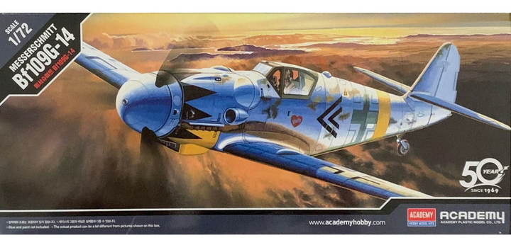 Збірна модель Academy Hobby Messerschmitt BF 109 G-14 масштаб 1:72 (603550016530) - зображення 1