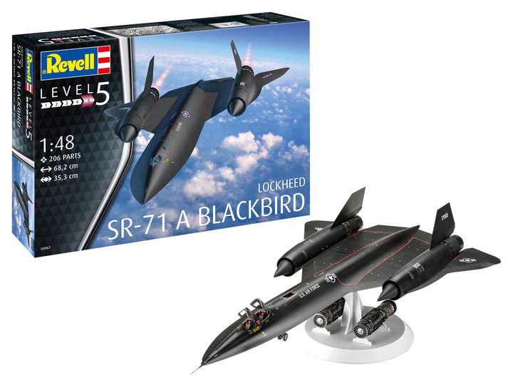 Збірна модель Revell Lockheed SR-71 Blackbird масштаб 1:48 (4009803049670) - зображення 2