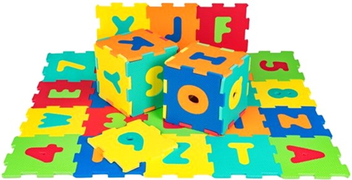 Розвиваючий килимок Numbers Puzzles 36 елементів (5903864958423) - зображення 4