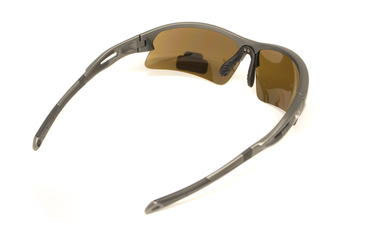 Окуляри захисні Venture Gear MontEagle GunMetal (bronze) Anti-Fog, коричневі в оправі кольору "темний металік" - зображення 2
