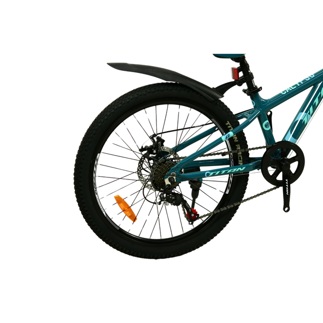 Велосипед Titan 24"Calypso -Рама-11" dark green-blue - Фото 3 Велосипед Titan 24"Calypso -Рама-11" dark green-blue - изображение 3