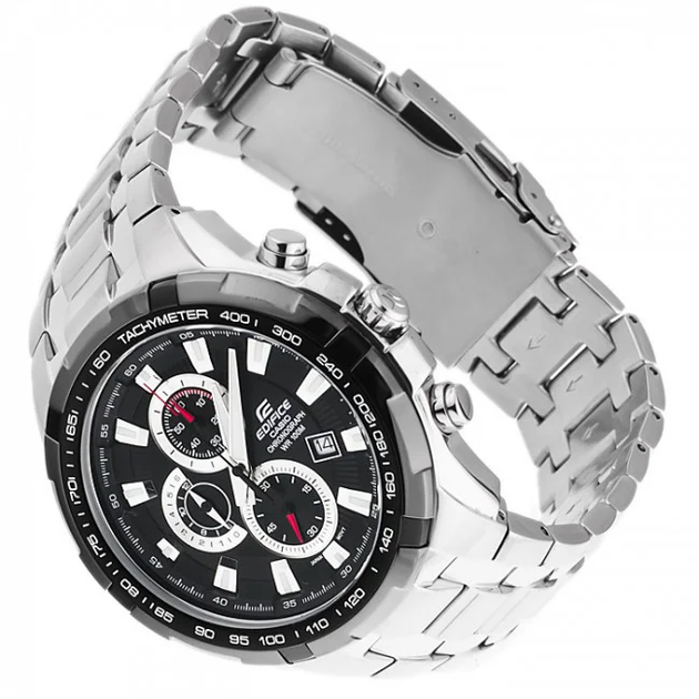 Годинники чоловічі оригінальні японські Casio Edifice EF-539D-1AVEF кварцові зі сталевим браслетом (модуль - зображення 4
