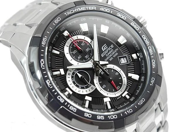 Годинники чоловічі оригінальні японські Casio Edifice EF-539D-1AVEF кварцові зі сталевим браслетом (модуль - зображення 5