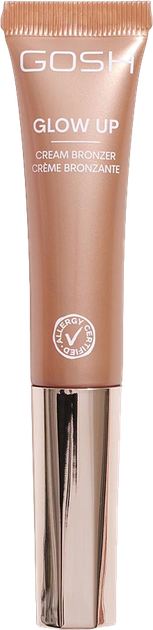 Rozświetlacz do twarzy Gosh Glow Up w kremie 002 Bronze 14 ml (5711914188146) - obraz 1