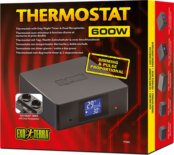 Termostat Exo Terra Podwójne podłączenie 600 W (0015561224635) - obraz 1