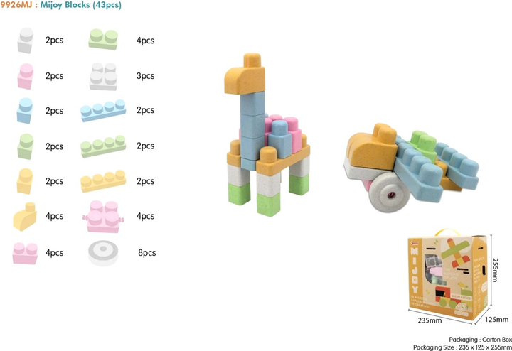 Конструктор SUNTA Mijoy The Blocks Of Joy 43 деталі (5903864958515) - зображення 5