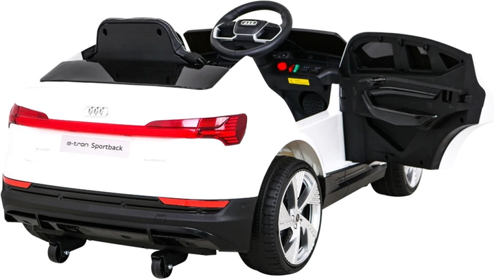 Samochód elektryczny dla dzieci Ramiz Audi E- Tron Sportback Biały (5903864951271) - obraz 8