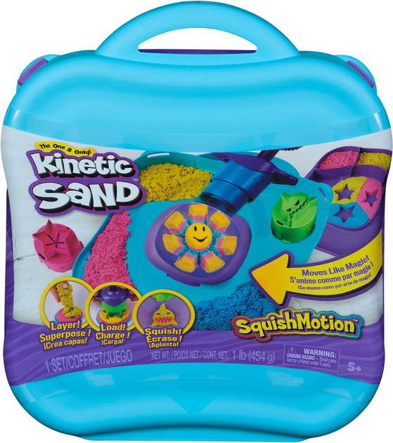 Кінетичний пісок Kinetic Sand SquishMotion 454 г (0778988454695) - зображення 1