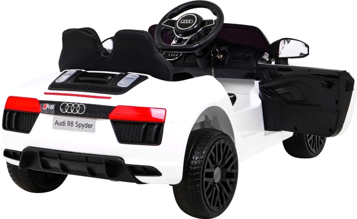 Samochód elektryczny dla dzieci Ramiz Audi R8 Biały (5903864913477) - obraz 7