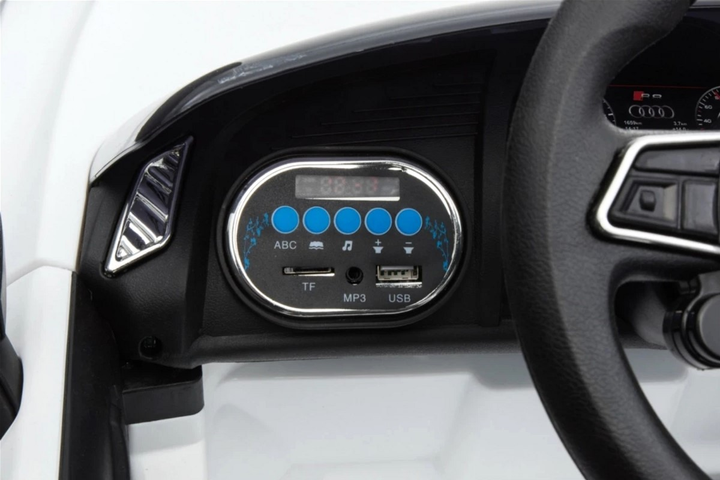 Samochód elektryczny dla dzieci Ramiz Audi R8 Biały (5903864913477) - obraz 13