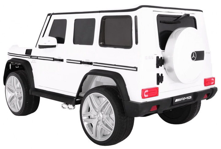 Електромобіль для дітей Ramiz Mercedes-Benz AMG G65 Білий (5903864905212) - зображення 6
