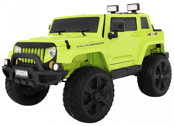 Електромобіль Ramiz Mighty Jeep Зелений (5903864905595) - зображення 1
