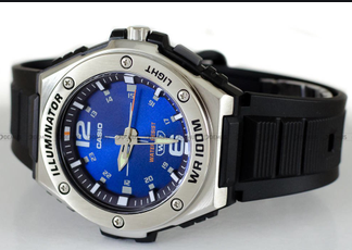 Кварцевые мужские наручные часы Casio Япония Collection MWA-100H-2AVEF с полимерным ремешком - Фото 2 Кварцевые мужские наручные часы Casio Япония Collection MWA-100H-2AVEF с полимерным ремешком - изображение 2