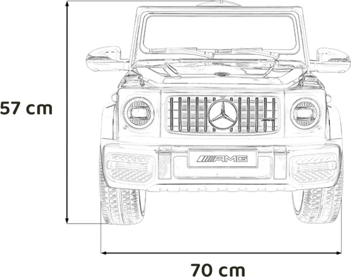 Електромобіль Ramiz Mercedes AMG G63 Чорний (5903864914641) - зображення 2