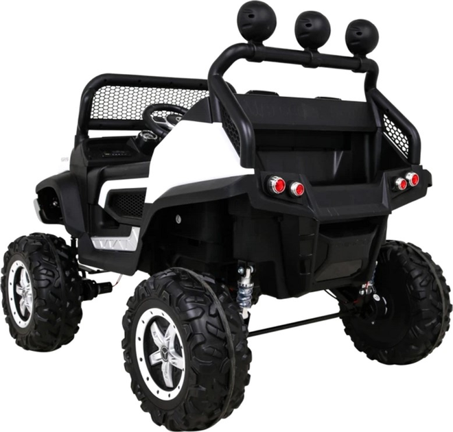 Електромобіль для дітей Ramiz Jeep Mercedes Benz Unimog Білий (5903864914856) - зображення 5