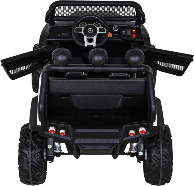 Електромобіль для дітей Ramiz Jeep Mercedes Benz Unimog Білий (5903864914856) - зображення 7