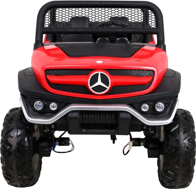 Електромобіль для дітей Ramiz Jeep Mercedes Benz Unimog Червоний (5903864907681) - зображення 3