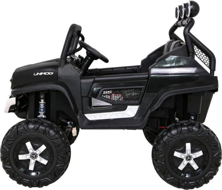 Електромобіль для дітей Ramiz Jeep Mercedes Benz Unimog Чорний (5903864914825) - зображення 4