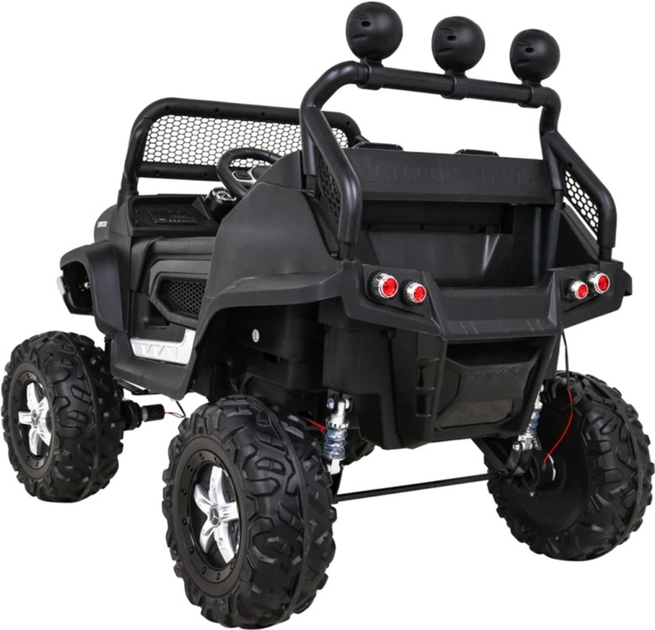 Електромобіль для дітей Ramiz Jeep Mercedes Benz Unimog Чорний (5903864914825) - зображення 5