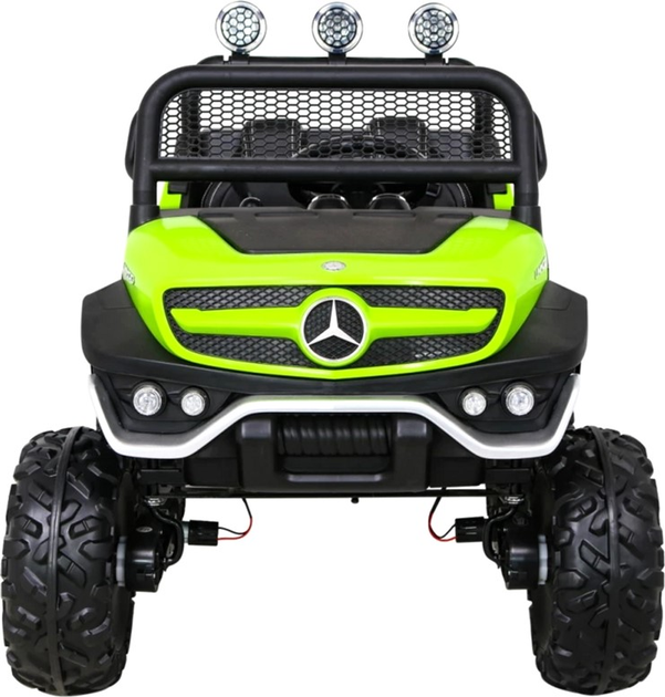 Samochód elektryczny dla dzieci Ramiz Jeep Mercedes Benz Unimog Zielony (5903864914863) - obraz 3