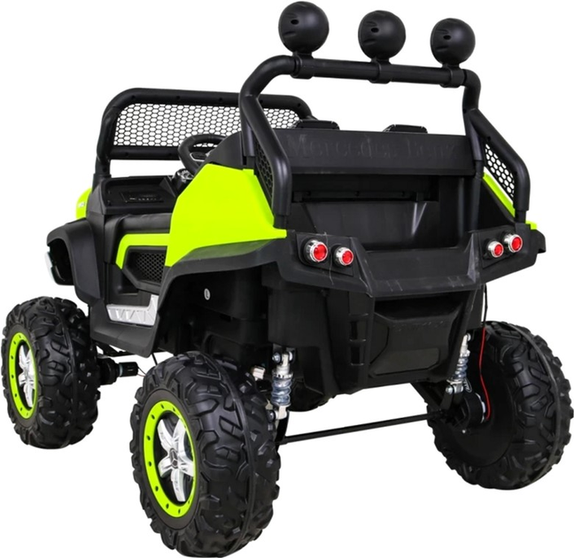 Samochód elektryczny dla dzieci Ramiz Jeep Mercedes Benz Unimog Zielony (5903864914863) - obraz 5